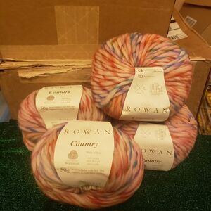 NEW 4 SKEIN Rowan Country knitting crochet yarn MULTICOLORED @50g